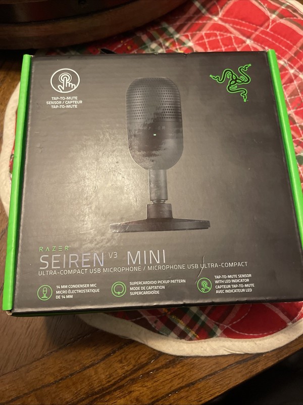 ⚡ Razer Seiren V3 Mini Ultra-Compact USB Microphone NIB