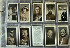 1935 Mitchell Sons Cigarettes Complete Set Gallery of 1934