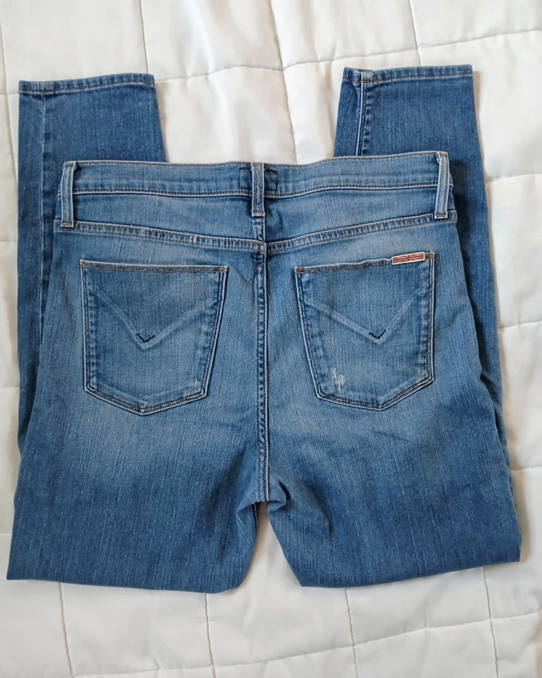 Hudson Women's Size 30 Medium Wash Denim Skinny Jeans