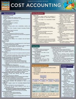 Cost Accounting : QuickStudy Laminated Reference Guide Michael P.