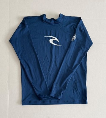 Rip Curl Blue Long Sleeve Activewear Beach Surfing Swimming Shirt Size 16