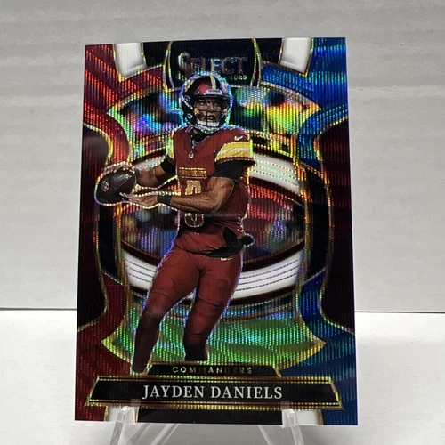 2025 Panini Select - Jayden Daniels- Concourse Tri-Color Prizm */399 Commanders