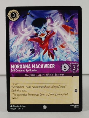 Morgana Macawber - Self-Centered Spellcast - Winterspell #40 - LORCANA - singles