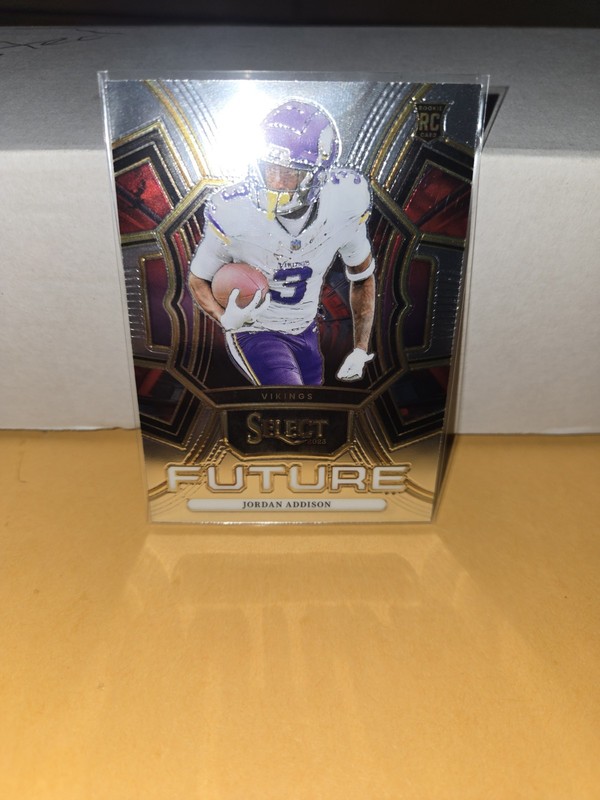 2023 Panini Select Future Rookie Insert Jordan Addison Vikings #FUT-JAD Football