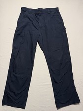 Carhartt B151 NVY Work Pants 38x32 Men Navy Blue Loose Original Fit Utility