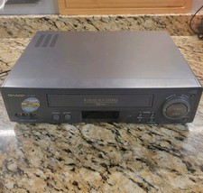 Sharp VC-A573U VCR 4-Head VHS Player - No Remote - For PARTS or REPAIR