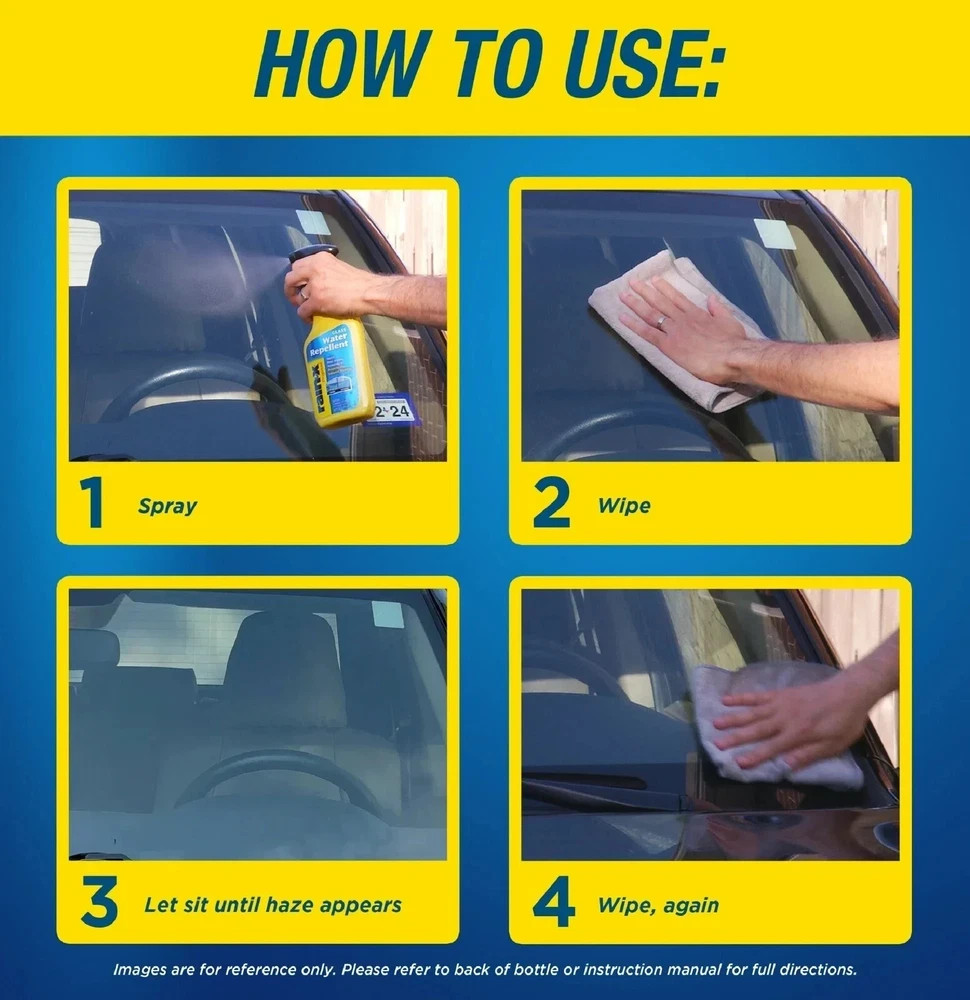 Original Rain-X Glass Treatment 16oz – Water Beading, Streak-Free Finish