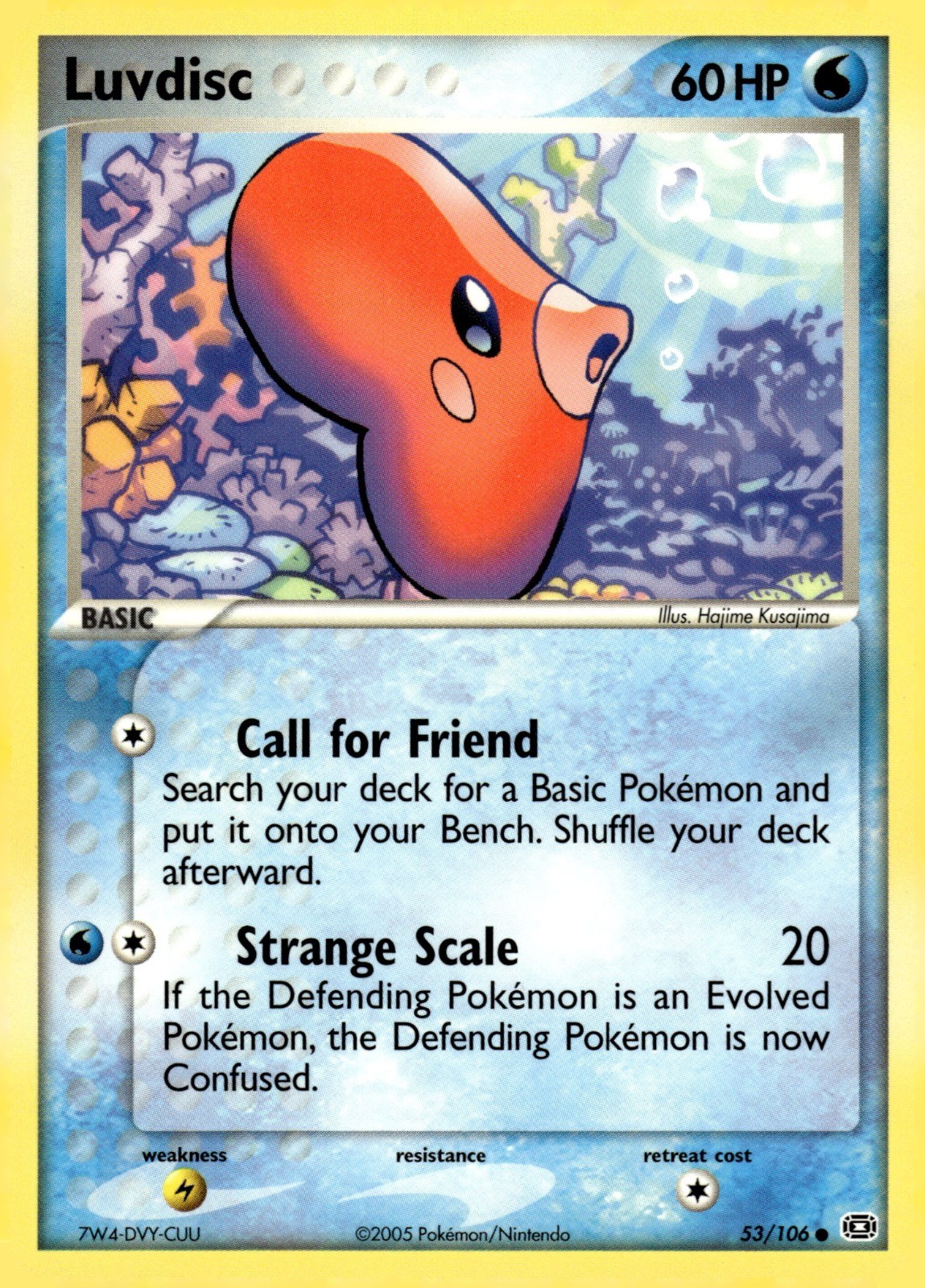 Luvdisc Common EX Emerald 53/106 NM
