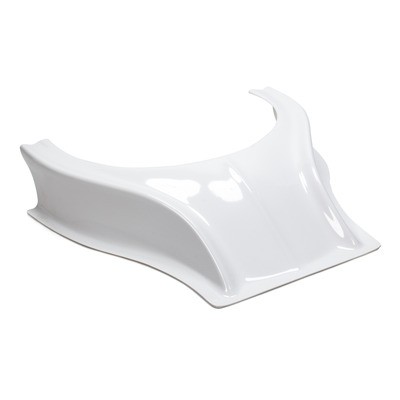 DOMINATOR RACE PRODUCTS Stalker Hood Scoop 3.5in White- 503-WH