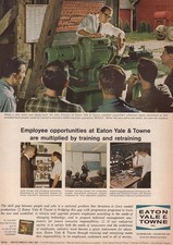 1967 Eaton Yale & Towne: Employee Opportunities Vintage Print Ad