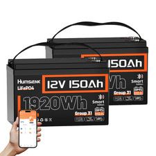 2pack 12v 150ah Lifepo4 Lithium Battery Group31 Bluetooth Smart App Marine Kayak 2pack 12v 150ah Lifepo4 Lithium Battery Group31 Bluetooth Smart App Marine Kayak