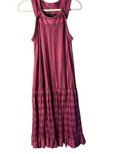 Marc by Marc Jacobs Drop Waist Dress Pink Tank Midi Women’s  S NWD (pin Hole)