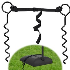 Basketball Hoop Anchor Tie Down Kit Heavy Duty Adjustable Strap Secure