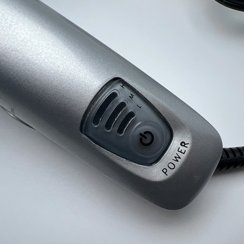 InStyler 1-1/4” Rotating Straightening Brush Iron Styler IS1001 Silver/Orange - Image 4 of 4