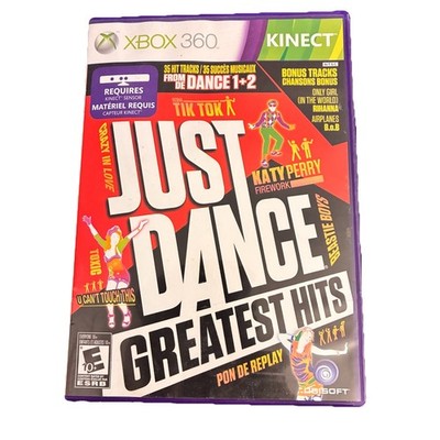 Just Dance Greatest Hits (Microsoft Xbox 360) Kinect Complete With Manual