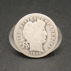 1905 micro-O Barber Dime Collection
