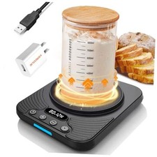 Sourdough Starter Warmer Mat,Temperature Control Range 70 F-110 F, Black