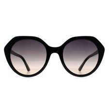 Image of Guess Sunglasses GF6201 01B Shiny Black Blue Pink Gradient