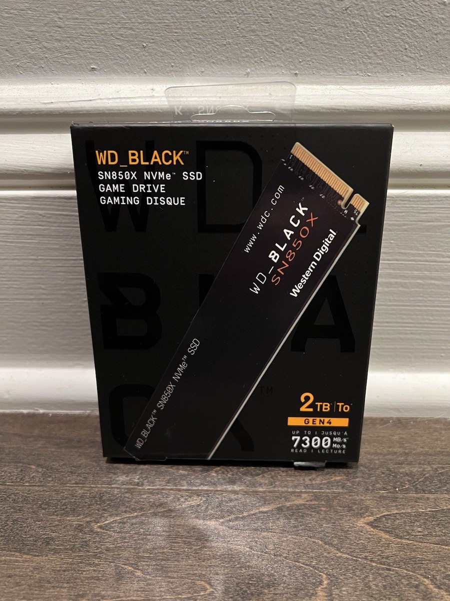 Western Digital WD_BLACK SN850X 2TB NVMe Internal SSD