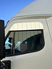 FREIGHTLINER CASCADIA WINDOW VISOR  7 INCH SIZE IN CHROME FINISH