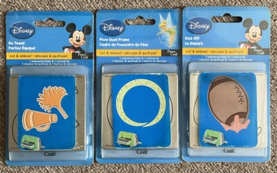 CUTTLEBUG DISNEY PIXIE DUST CUTTING DIE & EMBOSSING FOLDERS  Go Team   Kick Off 