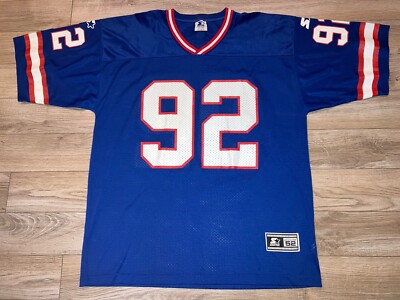 Michael Strahan #92 New York Giants NFL Football Starter Jersey 52