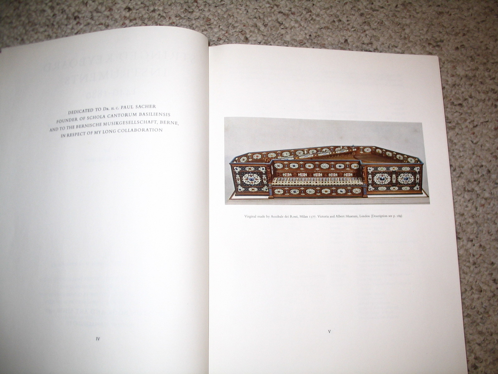 STRINGED KEYBOARD INSTRUMENTS 1440-1880 FRANZ JOSEF HIRT 1ST AMERICAN ED. MUSIC foto 2
