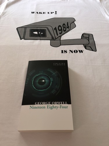 Camiseta George Orwell 1984 Big Brother 100 % algodón - Imagen 3 de 7
