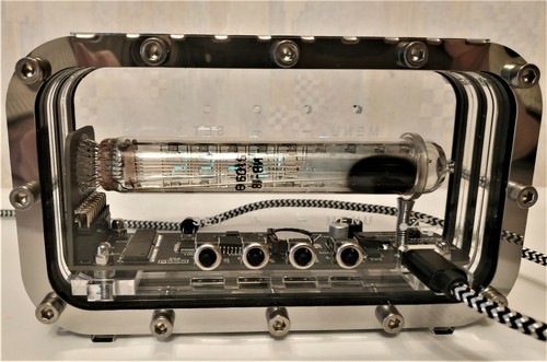 Nixie clock nixie tube clock homemade handmade tubes VFD ICE adidas style clock - Picture 6 of 10