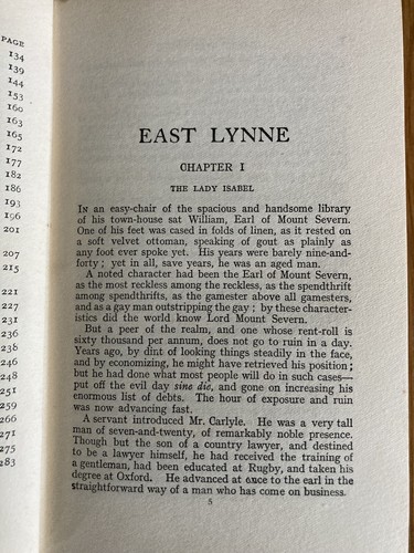East Lynne. Mrs Henry Wood (Ellen Price). c1923 Hardcover. Publisher; Ward Lock - Picture 12 of 15