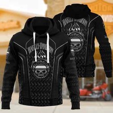 Personalized Harley Racing Davidson 3D Hoodie , Unisex Adults S-5XL