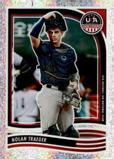 2024 Panini Stars & Stripes USA Baseball #43 Nolan Traeger Sparkle