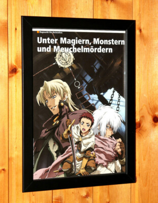 Ragnarok the Animation Anime Manga Old Rare Promo Poster / Ad Art