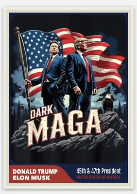 Donald Trump 2024 47 Custom ACEO Card Schumer Shutdown