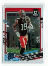 CEDRIC TILLMAN #224 2023 PANINI OPTIC BROWNS