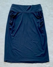 Athleta Womens  XL Transcend High Rise Skirt Black Stretch Pull-On Athletic Yoga