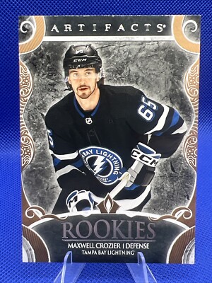 2024-25 UD ARTIFACTS MAXWELL CROZIER. ROOKIES Copper 64/99 one off # match