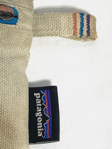 Portafoglio Portamonete Vintage Patagonia Logo Zip Tessuto 59265 Unisex Bianco. 1 pz. - Foto 4 di 8