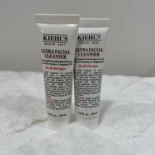 Lot 2 Kiehl's Ultra Facial Cleanser For All Skin Types 30ml/1oz each- 2oz Total