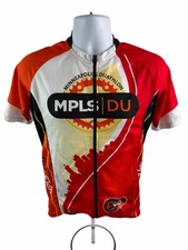 Minneapolis Duathlon 5 Years Cycling Jersey Adult Small  Multicolor Reflective