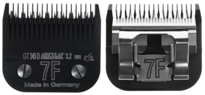 AESCULAP - MOSER - WAHL - OSTER - ANDIS DLC SCHERKOPF SIZE 7F / 3,2 MM