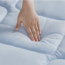 New Twin Size Cooling Mattress Pad Pillow Top Cover Bedding Quilted Cover