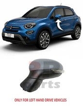 FOR FIAT 500X 15-21 NEW FRONT WING MIRROR HEATED 6PIN WITH INDICATOR LEFT LHD 