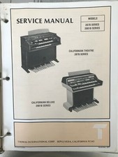 Thomas Organ Service Manuals: 287B-2001B, 782B, A-6820, Band Master Modules