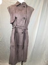 $8295 New Brunello Cucinelli Womens Leather Jacket Lavender Suede Size 4 40 IT