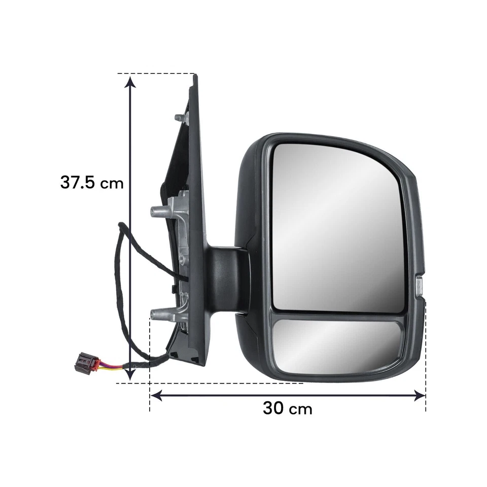 Außenspiegel Rechts Spiegel Elektrisch und Beheizbar Für VW Crafter Man TGE 17- - Bild 4 von 4