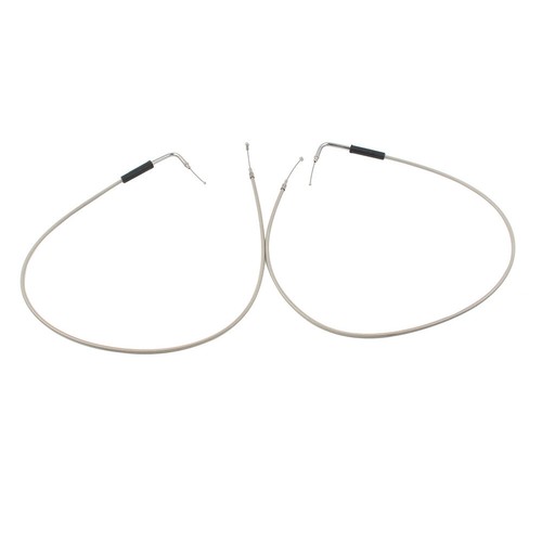 110cm Stainless Throttle Cable For Harley Sportster XL1200 883 Dyna Road King - Imagen 6 de 8
