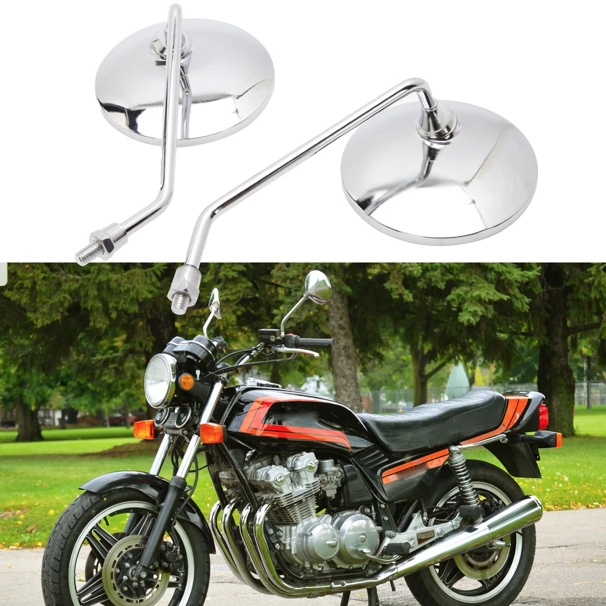 Motorcycle & Scooter Mirror Assemblies for Honda CM400T for sale
