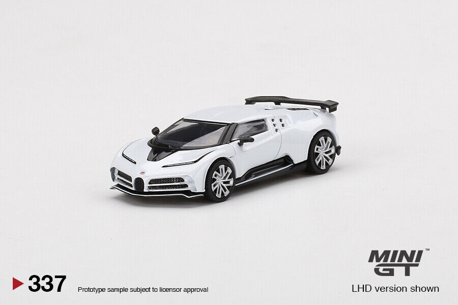 MINI GT ブガッティ・チェントディエチ (ホワイト) チェイスカー Mini GT 1:64 Bugatti Centodieci Diecast Model Car White | eBay