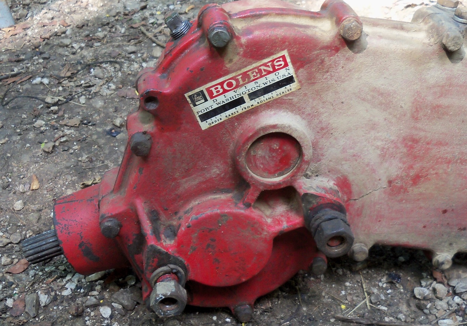 BOLENS FMC Rear Mounted 25 Tiller Gear Case Box, 1802502, PICKUP